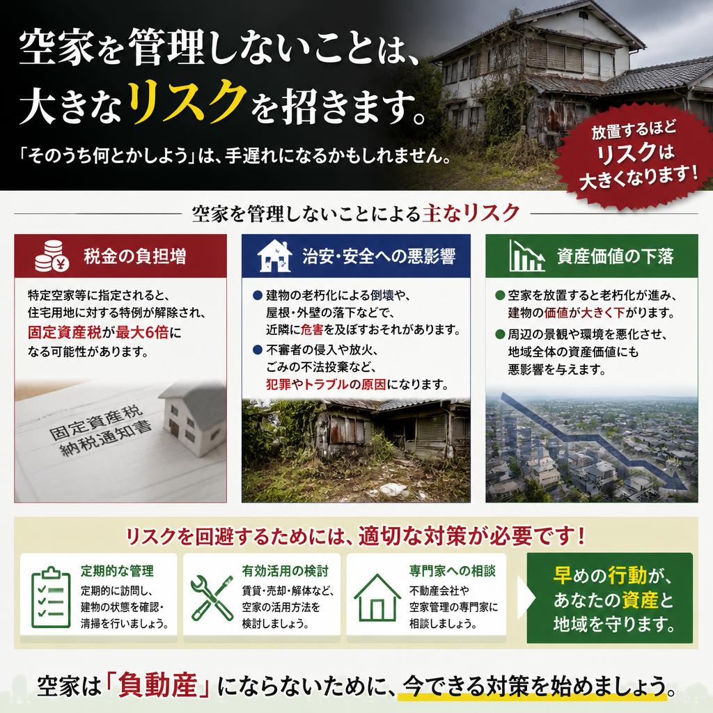 空家を持つリスクと対策