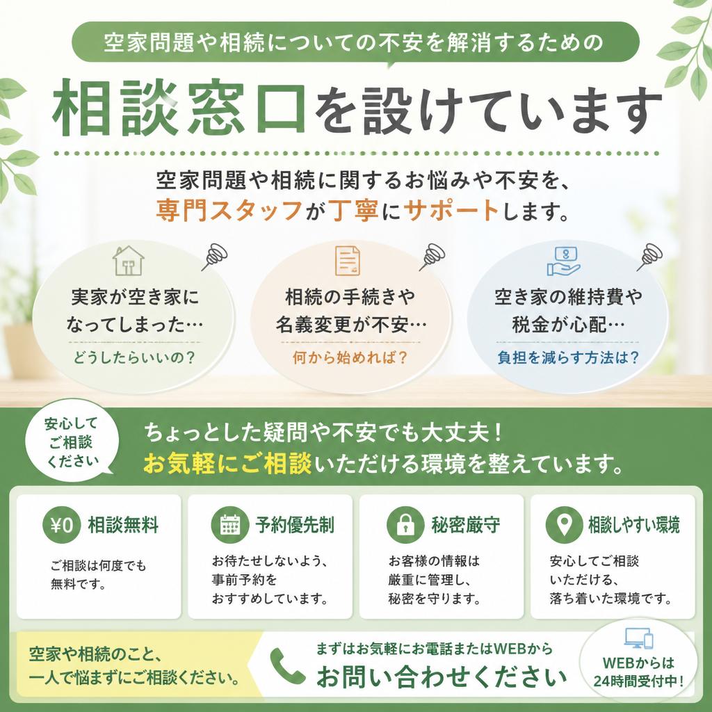 まずはご相談を！