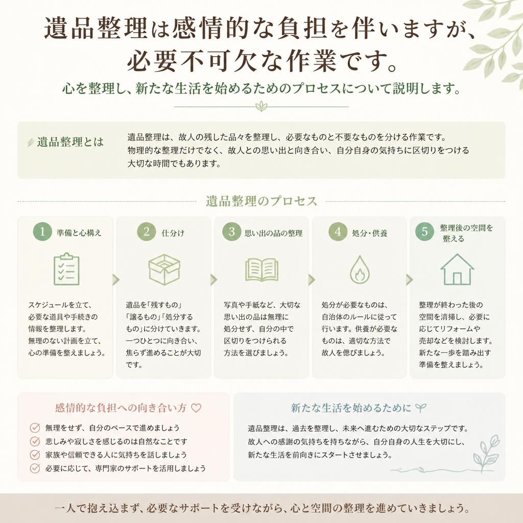 遺品整理の必要性