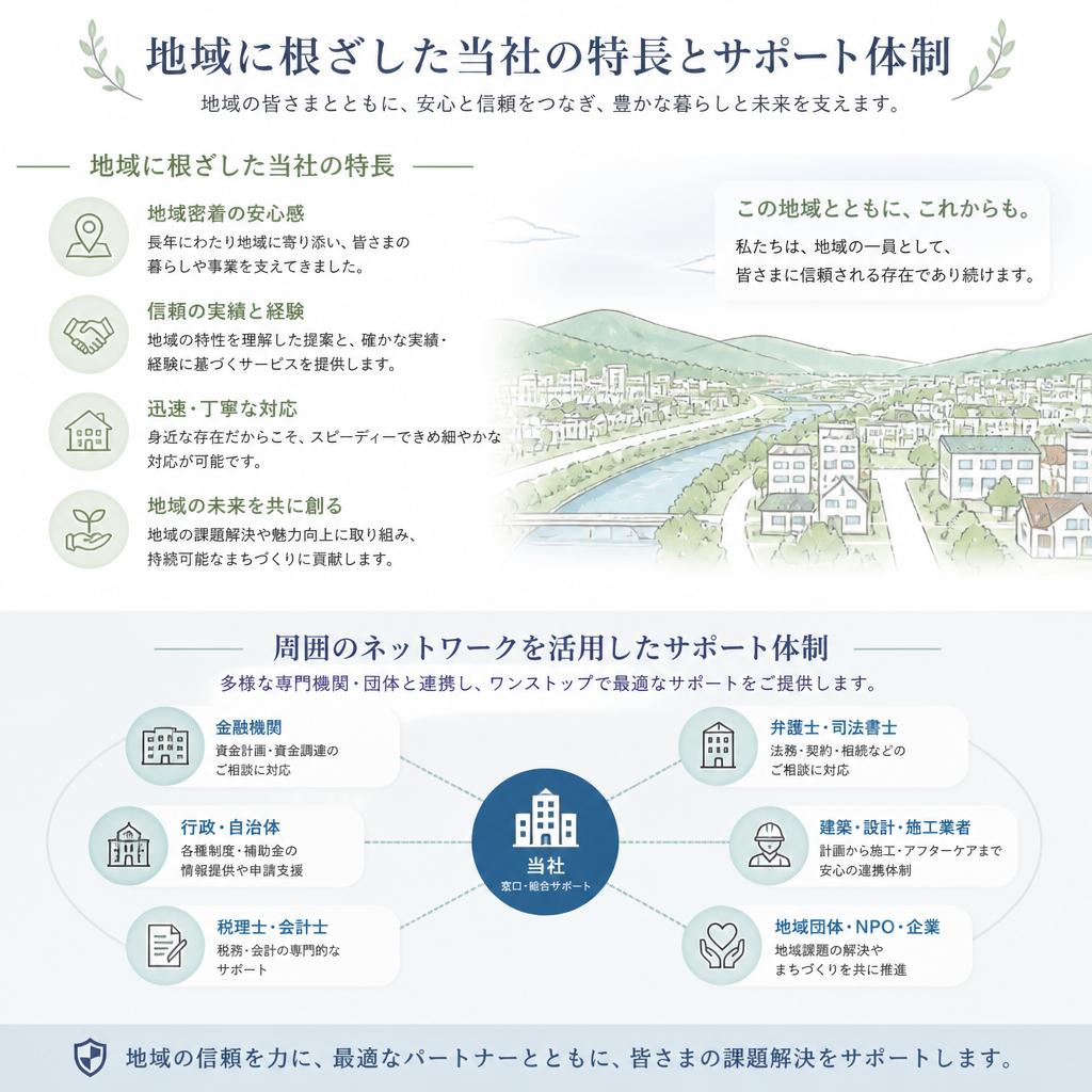 地域密着の不動産仲介サービス