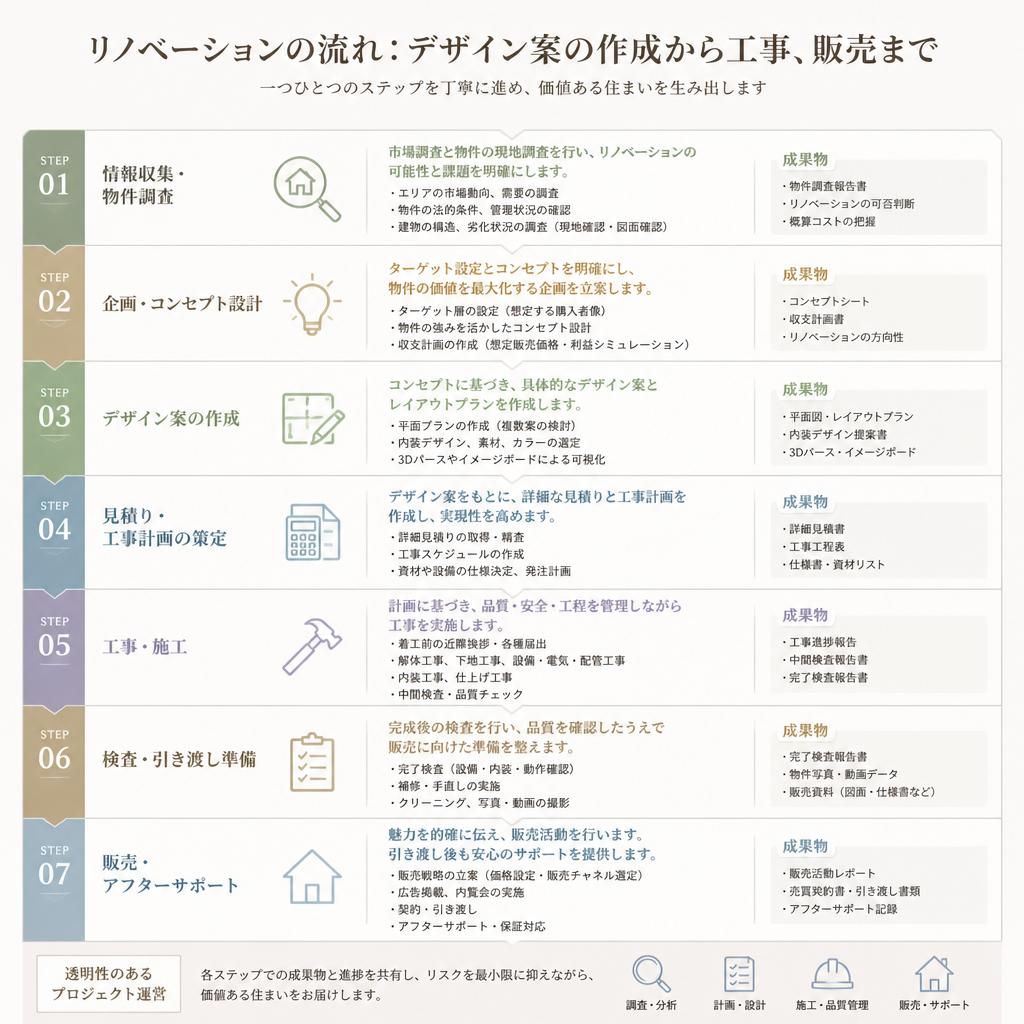 リノベーションのプロセス