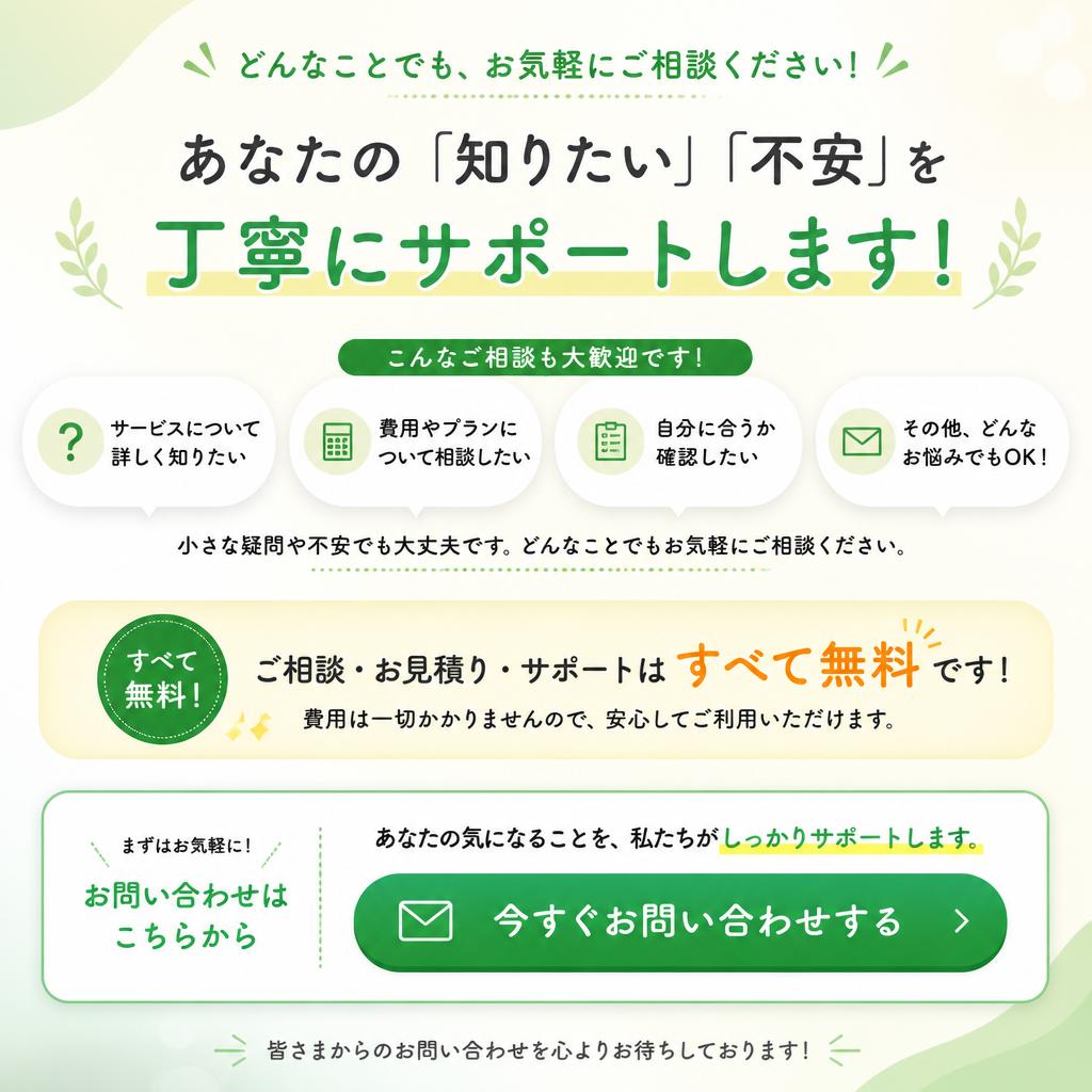 今すぐ相談しよう！
