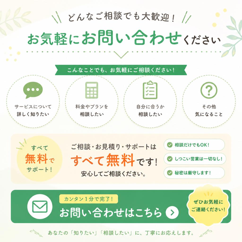 今すぐ相談しよう！