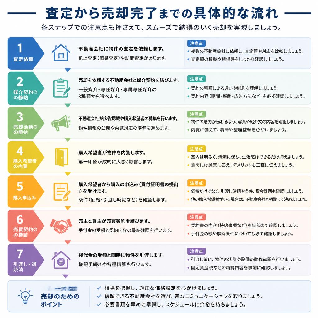 2. 不動産売却の流れ