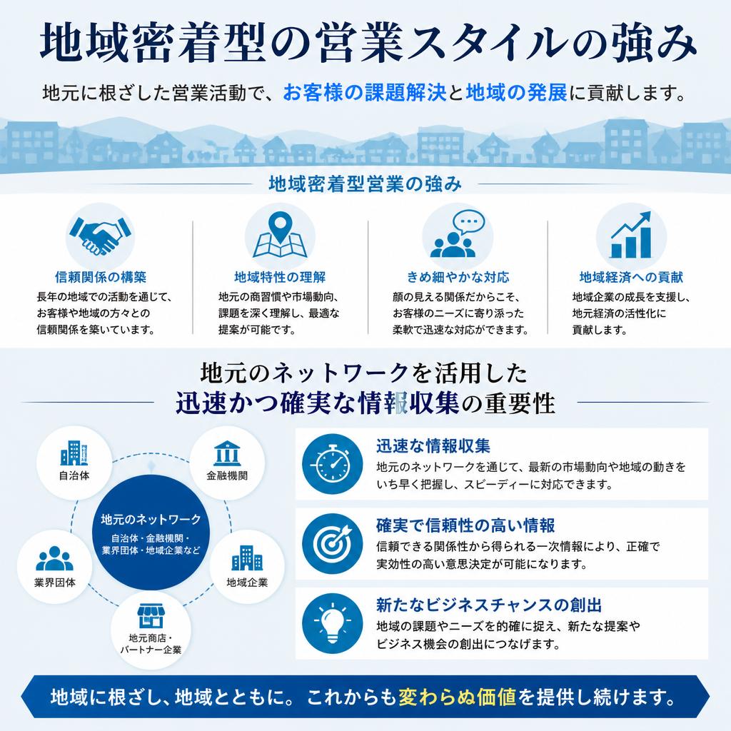 5. 地域密着型の信頼性