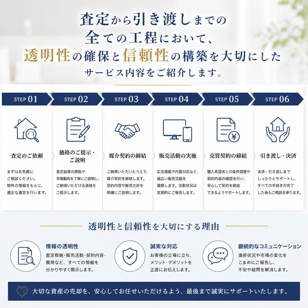 4. 透明性を重視したサポート体制